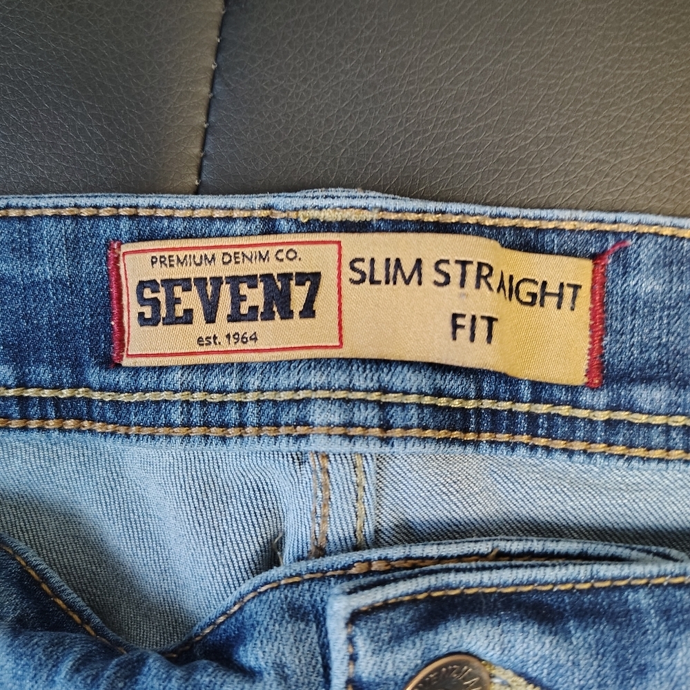 Seven7 Premium Denim Slim Straight Jeans 38X30